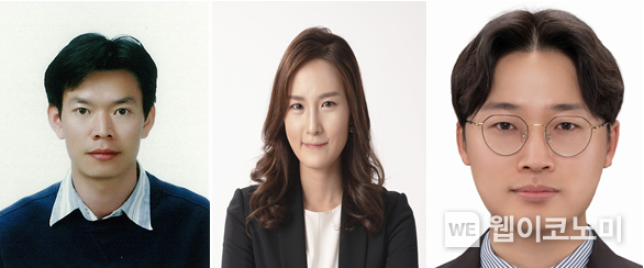 (좌측부터) POSTECH 화학과 박수진 교수, POSTECH 신소재공학과 김연수 교수, 서강대 화공생명공학과 류재건 교수 2023.03.20 (출처:POSTECH) 