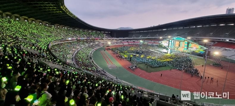 2022년 잠실 주경기장에서 열린 제28회 드림콘서트 2023.04.09 (출처: HD현대)