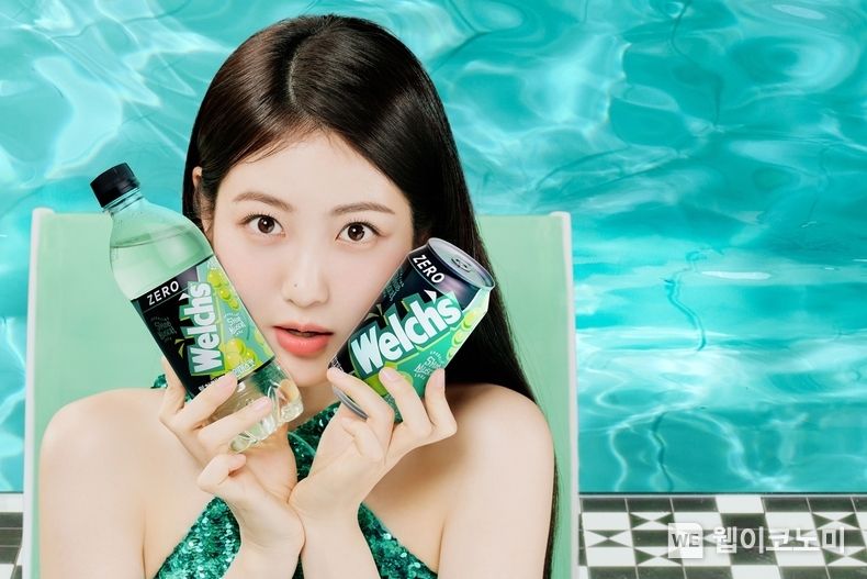 웰치제로 모델 신예은 (샤인머스캣) 2023.05.04 (출처: 농심)