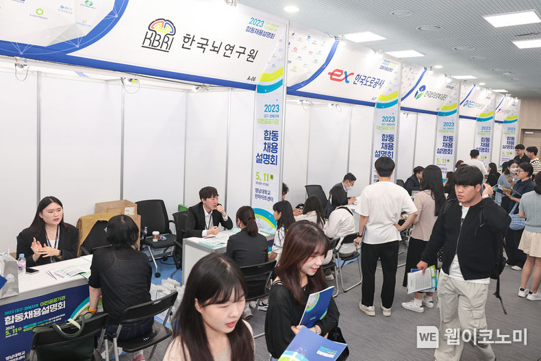 영남대학교 천마아트센터에서 2023 대구·경북지역 이전공공기관 합동채용설명회가 열렸다. 2023.05.11 (출처: 영남대학교)
