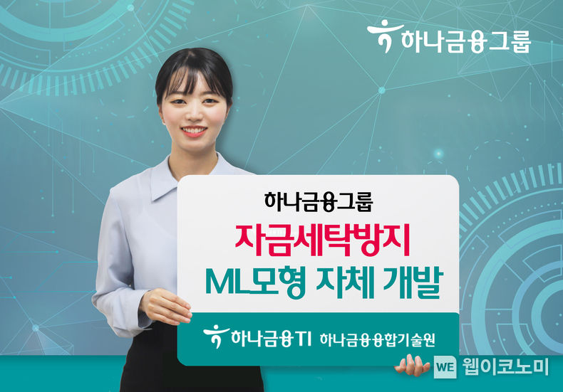 하나금융그룹,『자금세탁방지 머신러닝 모형 』자체 개발 2023.05.22 (출처 : 하나금융그룹)