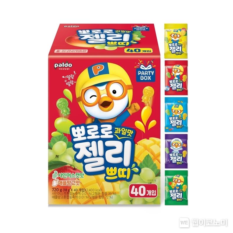 팔도 어린이 젤리 ‘뽀로로 과일맛젤리 쁘띠’ 인기 2023.05.26 (출처 : 팔도)
