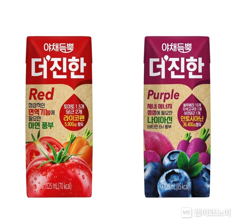 롯데칠성음료, ‘야채듬뿍 더’진한’ 출시 2023.06.19 (출처 : 롯데칠성음료)