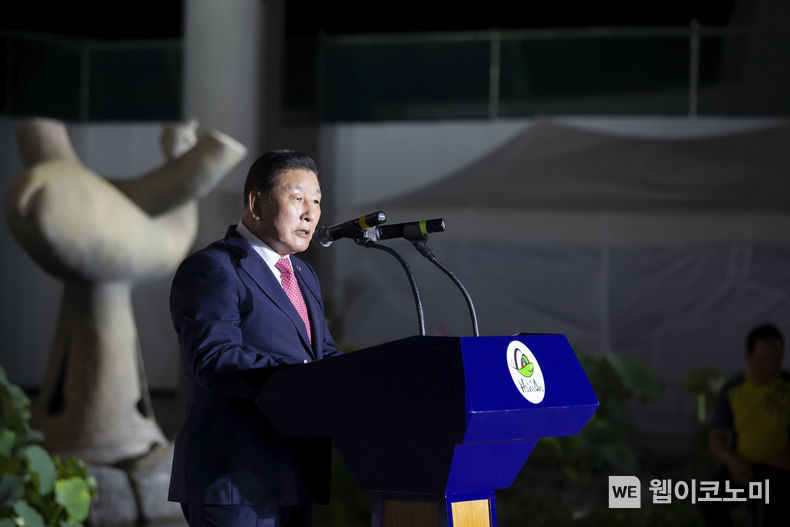 2022년 07월 24일 제34회 아라문화제 개회사 (출처: 함안군청)