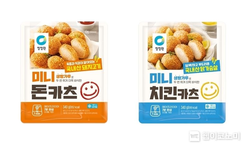 대상(주) 청정원 미니 돈카츠, 미니 치킨카츠_합본 2023.07.04 (출처 : 대상(주))