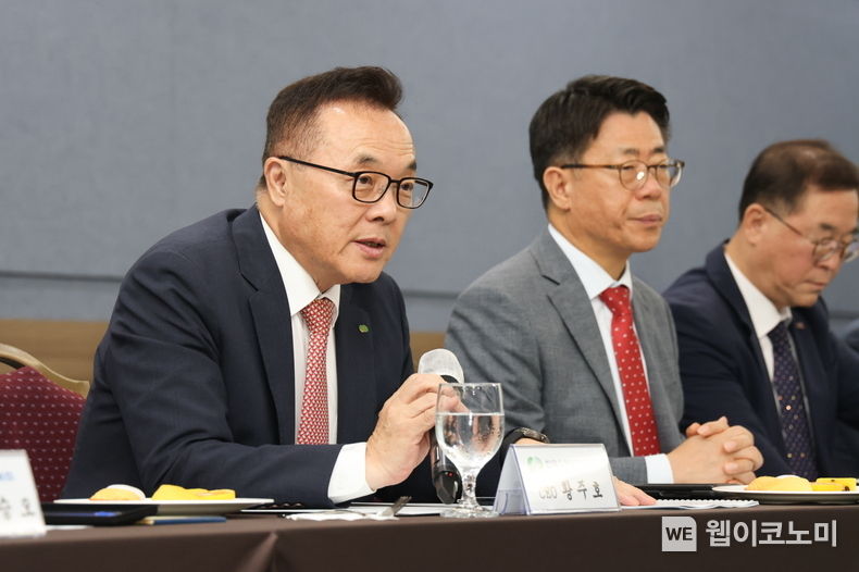 '신한울 3,4호기 보조기기 공급사의 날'에서 발언중인 황주호 한수원 사장 2023.07.18 (출처:한수원)