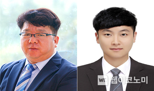 (좌측부터) POSTECH 백창기 교수님, POSTECH 곽현탁 2023.07.19 (출처:POSTECH)