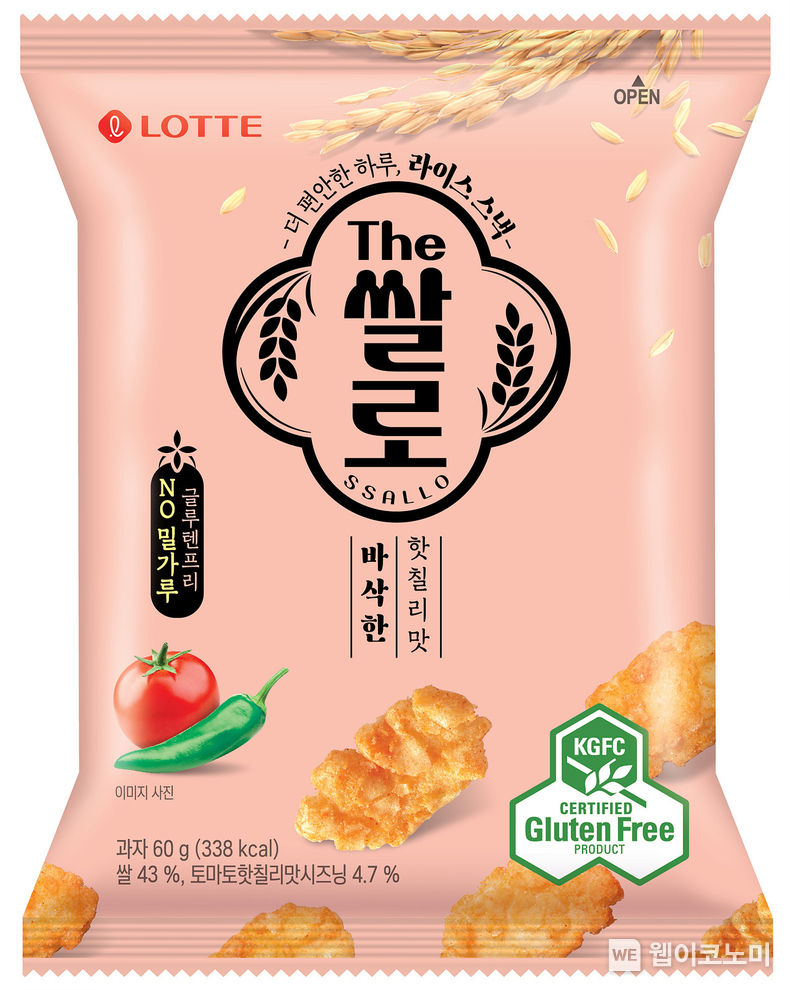 The 쌀로 바삭한 핫칠리맛 2023.08.01 (출처 : 롯데웰푸드)