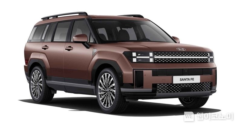 현대자동차는 도심과 아웃도어 라이프를 모두 아우르는 대표 중형 SUV ‘디 올 뉴 싼타페(The all-new SANTA FE, 이하 신형 싼타페)’를 16일(수) 출시한다고 밝혔다. 사진은 현대차 디 올 뉴 싼타페 2023.08.14 (출처 : 현대자동차)