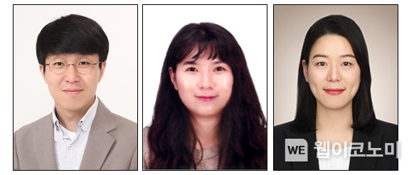 영남대학교 화학과 김창섭 교수 연구팀(왼쪽부터 김창섭 교수, 이애설 학생, 허혜령 박사) 2023.09.14 (출처 : 영남대학교)