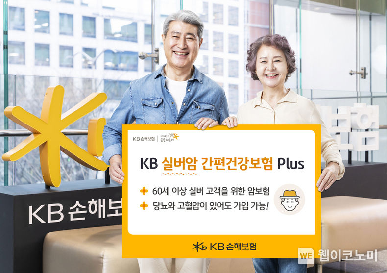 KB손해보험 KB 실버 고객에게 9회 주는 암보험 신상품 KB 실버암 간편건강보험 Plus 출시. 2023.10.04. (출처: KB손해보험)