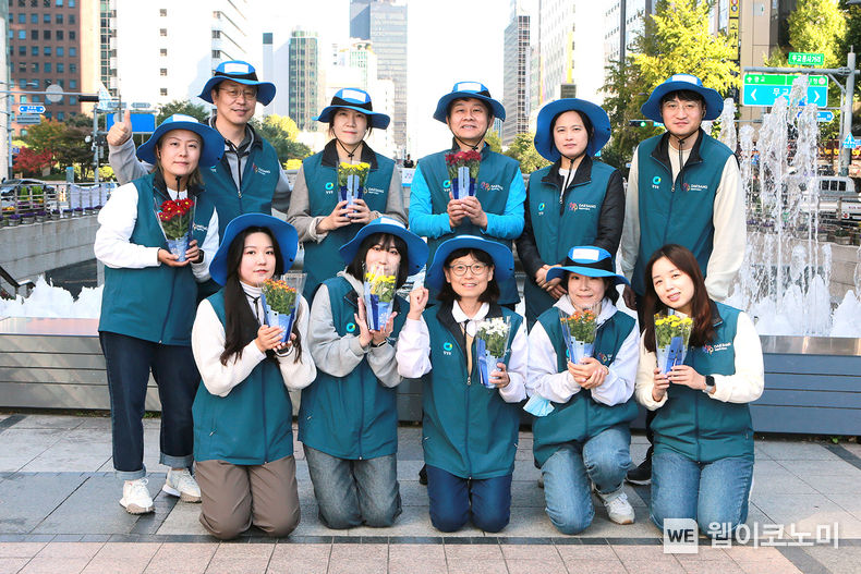 지난 17일 서울 중구 청계광장 일대에서 진행한 ‘청계아띠’에 대상(주) 임직원들이 참여했다. 2023.10.18. (출처: 대상)