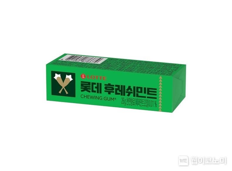롯데웰푸드 '롯데 후레쉬민트' 단품 패키지 이미지. 2023.10.18. (롯데웰푸드)