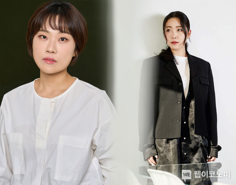 공연부문 수상자 이오진 연출가(왼쪽), 미술부문 수상자 유신애 작가(오른쪽) 프로필 사진. 2023.10.20. (출처: 두산연강재단)