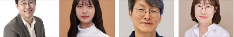 (왼쪽부터) POSTECH(포항공과대학교) 신소재공학과 최시영 교수 · 통합과정 황수윤 씨, 한국원자력연구원 이민구 · 이경자 박사