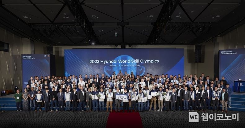 현대차, 제14회 월드스킬올림픽 개최<br>
현대차는 지난 23일(월)부터 26일(목)까지 4일간 천안 글로벌러닝센터에서 해외 우수 정비기술 인력 육성을 위한 제14회 월드스킬올림픽을 개최했다고 밝혔다. 2023.10.27. (출처: 현대자동차)