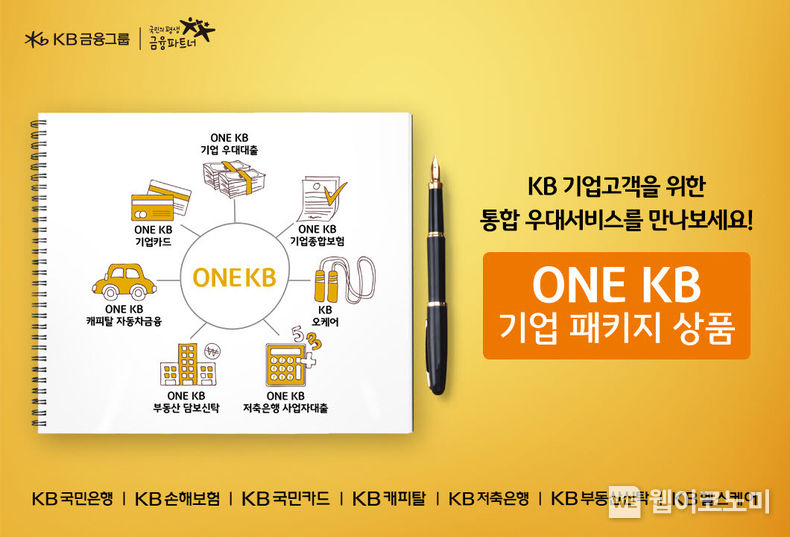 KB금융, 중소기업 고객을 위한 'ONE KB 기업 패키지 상품' 리뉴얼 출시 2023.11.09. (출처: KB금융그룹)