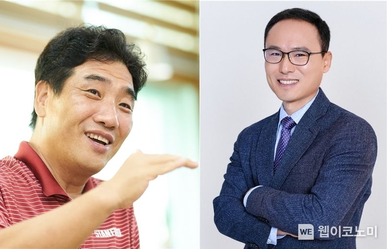 남상용, 최명룡 교수(왼쪽부터) 2023.11.14. (출처: 경상국립대학교)