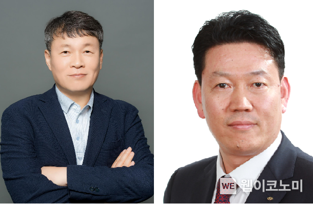 (왼쪽)현대모비스 이규석 사장, (오른쪽)현대제철 서강현 사장. 2023.11.17 (출처 : 현대차그룹)