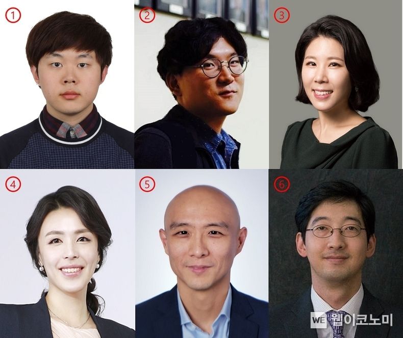 연구 주요 참여자 프로필 사진 (1저자 및 교신저자). 1. 안동현 KAIST 전산학부 박사과정 2. 양재석 싱가포르국립대학 지리학과 박사과정 3. 차미영 KAIST 교수/IBS CI 4. 김지희 KAIST 교수 5. 박상윤 홍콩과기대학 교수 6. 양현주 서강대 교수 2023.11.21. (출처: KAIST)