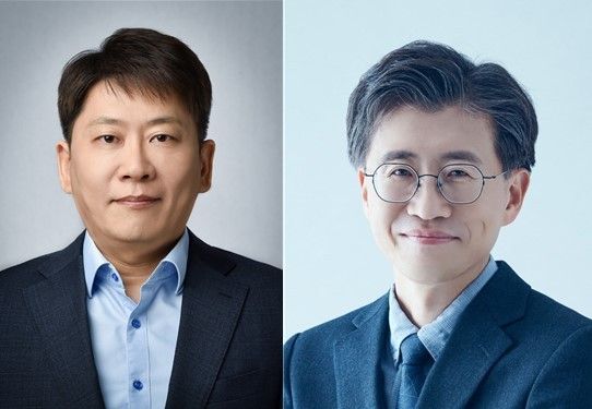 (왼쪽부터) 김동명 사장, 최승돈 부사장 2023.11.22 (출처: LG에너지솔루션)