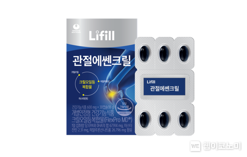 농심 관절에쎈크릴 제품이미지 / 2023.12.06 (출처: 농심)