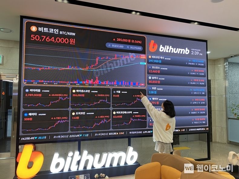 2023년 11월 고객센터 전경 / 2023.12.06 (출처: 빗썸)