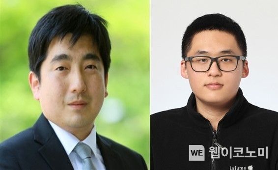 (왼쪽부터)POSTECH 감종훈 교수님, POSTECH 이광훈씨 / 2023.12.18 (출처: POSTECH)