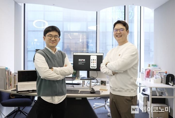 신한은행에서 독립 법인으로 분사한 ‘아르티브’ 김준기(왼쪽), 손우진(오른쪽) 공동대표 / 2023.12.18 (출처: 신한은행)