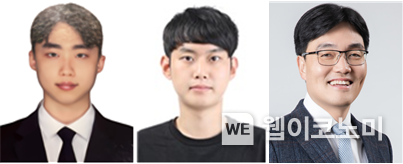 (왼쪽부터) KAIST 화학과 이근중 박사과정, 박건형 박사과정, 윤동기 교수 / 2023.12.20 (출처: KAIST)