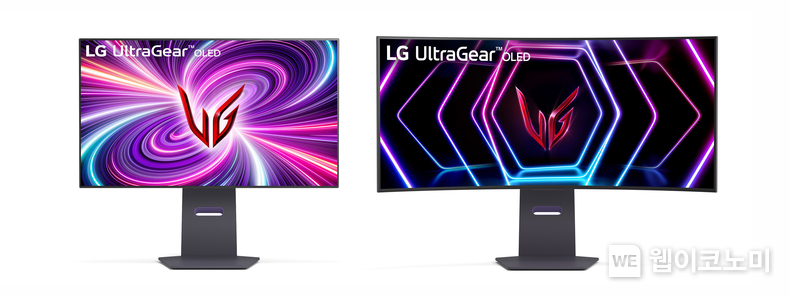 제품 이미지(좌측 32GS95UE, 우측 39GS95QE) / 2023.12.20 (출처: LG전자)