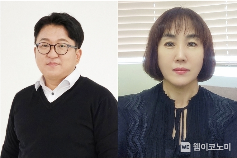(왼쪽부터)김기환 교수, 씨에스에너지㈜ 대표이사 김순금 / 2023.12.28 (출처: 경상국립대학교)