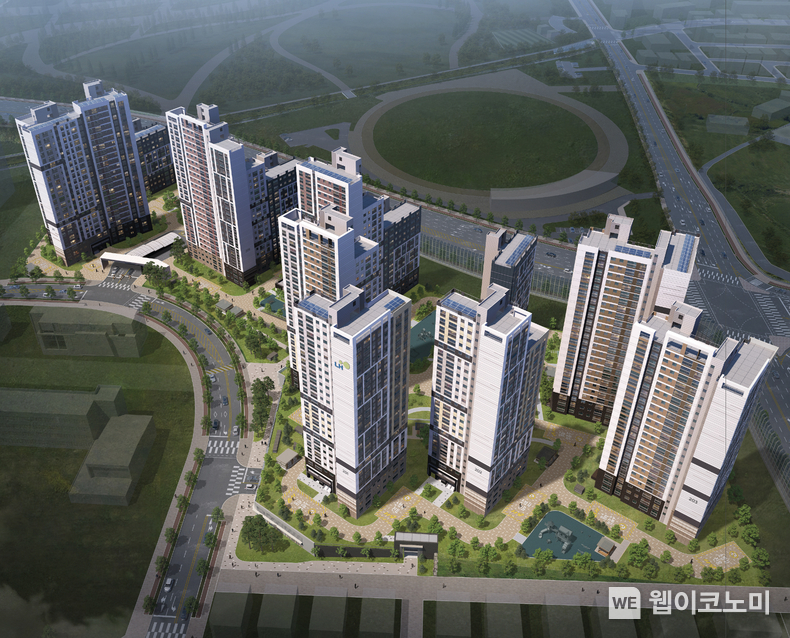 인천가정2 A2블록 조감도 / 2024.01.10 (출처: 한국토지주택공사)