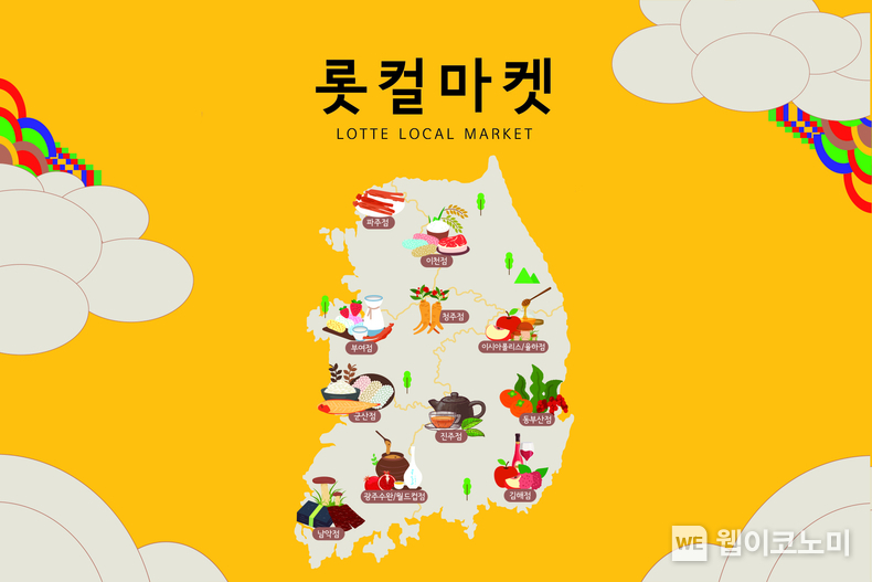 롯컬마켓 키비주얼 이미지 / 2024.01.23 (출처: 롯데쇼핑)