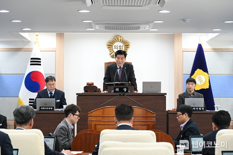임태식 의장 인사말 (출처: 남해군의회)