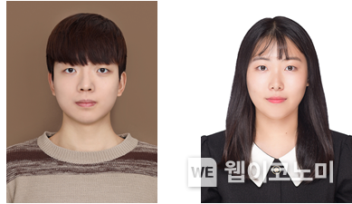 (왼쪽부터) KAIST 전기및전자공학부 송준기 석박사통합과정, 이수연 석사과정 / 2024.02.02 (출처: KAIST)