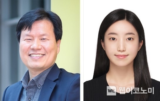 (왼쪽부터) KAIST 허원도 교수, KAIST 유정혜 박사과정 / 2024.02.07 (출처: KAIST)