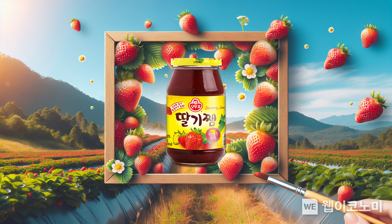오뚜기, “39년 롱런” 제철 딸기 담은 ‘오뚜기 딸기쨈’… 당류 저감 제품 눈길 / 2024.03.14 (출처: 오뚜기)