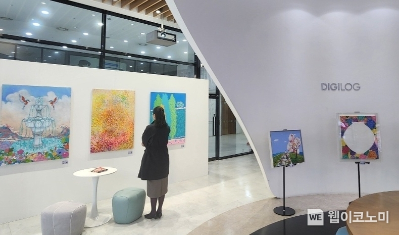 신한은행, 서소문 디지로그브랜치에서 신한X오픈갤러리 전시회 개최 / 2024.03.15 (출처: 신한은행)