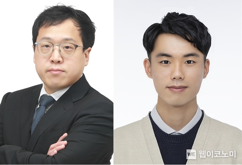 윤석민 교수와 김진호 연구원(석사) (왼쪽부터) / 2024.03.26 (출처: 경상국립대학교)
