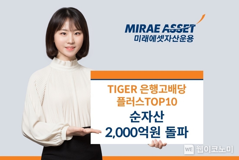 TIGER은행고배당플러스TOP10 2천억 돌파 / 2024.03.28 (출처: 미래에셋자산운용)
