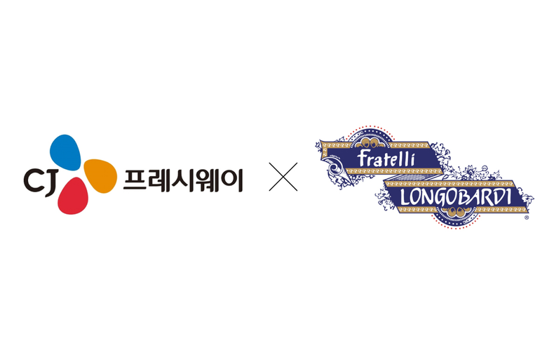  CJ프레시웨이 X 프라텔리 롱고바디 양사 로고 이미지