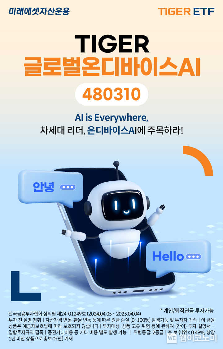 TIGER 글로벌온디바이스AI / 2024.04.16 (출처: 미래에셋자산운용)
