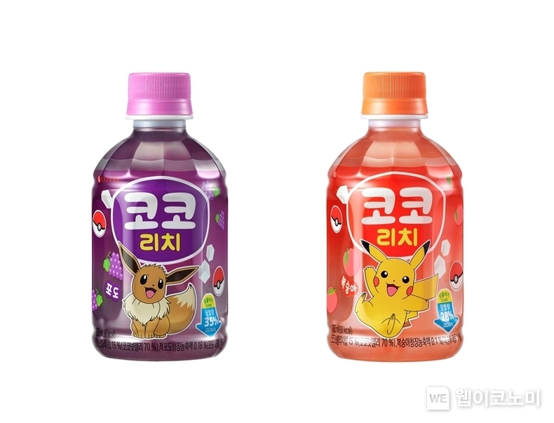 코코리치 포도, 복숭아 / 2024.04.17 (출처: 롯데칠성음료)