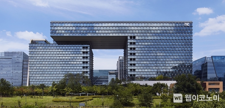 엔씨소프트 판교 R&D 센터 사옥 전경 / 2024.04.18 (출처: 엔씨소프트)