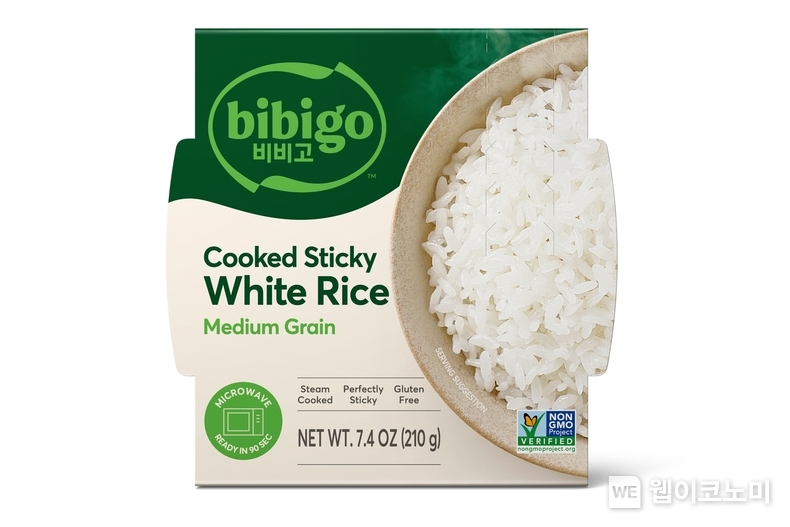 CJ제일제당이 북미에 수출하고 있는 'bibigo Sticky Rice' 제품 이미지 / 2024.04.23 (출처: CJ제일제당)