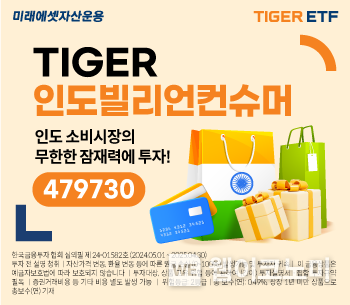 TIGER인도빌리언컨슈머 / 2024.05.14 (출처: 미래에셋자산운용)
