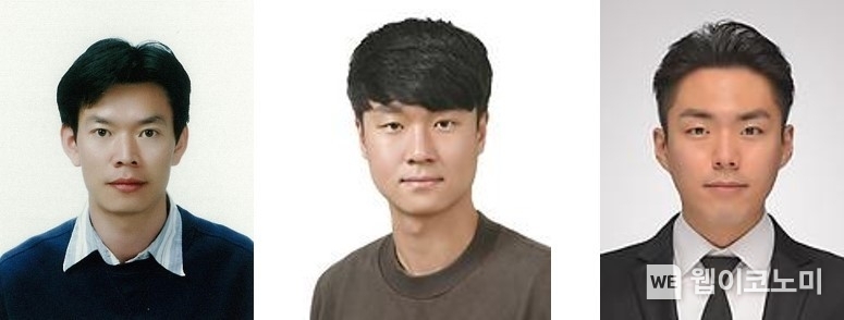 연구진(왼쪽부터 박수진, 조성진, 송영진) / 2024.05.27 (출처: POSTECH) 