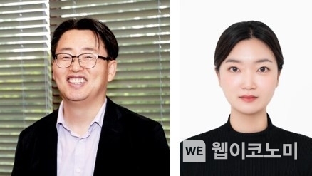 (왼쪽부터) POSTECH 신소재공학과 강병우교수, 김아빈 박사 / 2024.05.30 (출처: POSTECH()