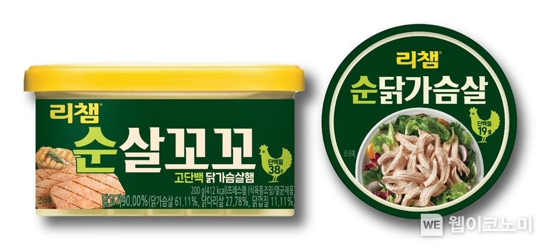 동원F&B, 고단백 닭가슴살 캔 ‘리챔 순살꼬꼬&순닭가슴살’ 출시 / 2024.06.05 (출처: 동원F&B)
